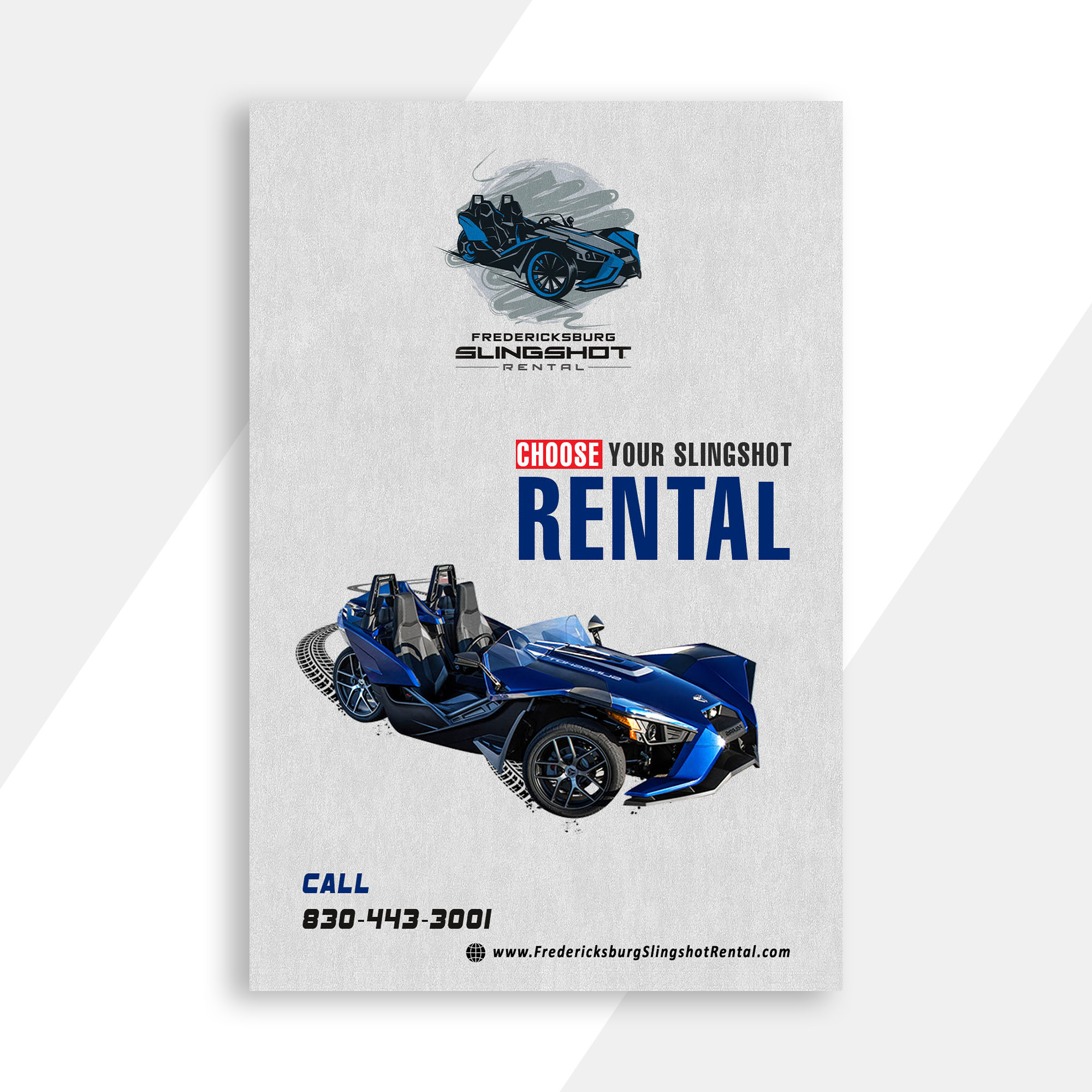 Flyer Design by Jayanta 3 for Houston Slingshot Rental | Design #22952862