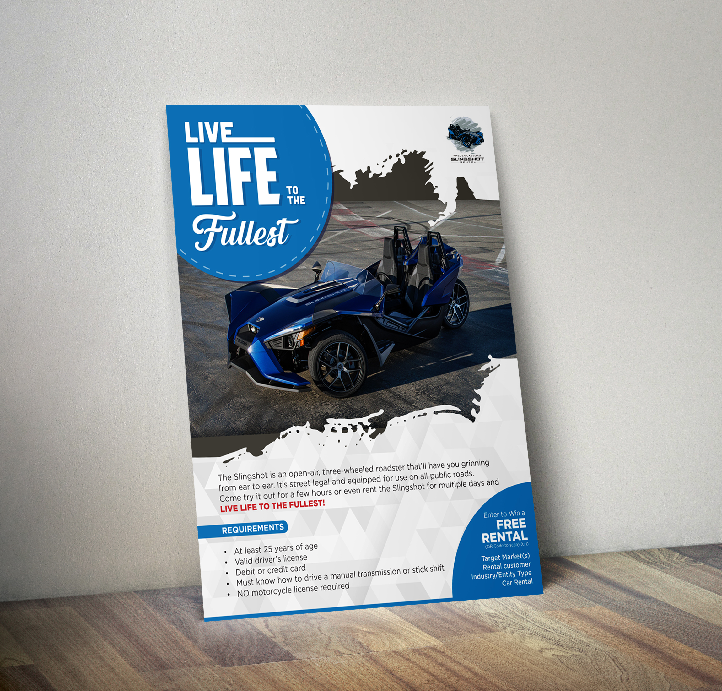 Flyer Design by Mahi_712 for Houston Slingshot Rental | Design #22929355