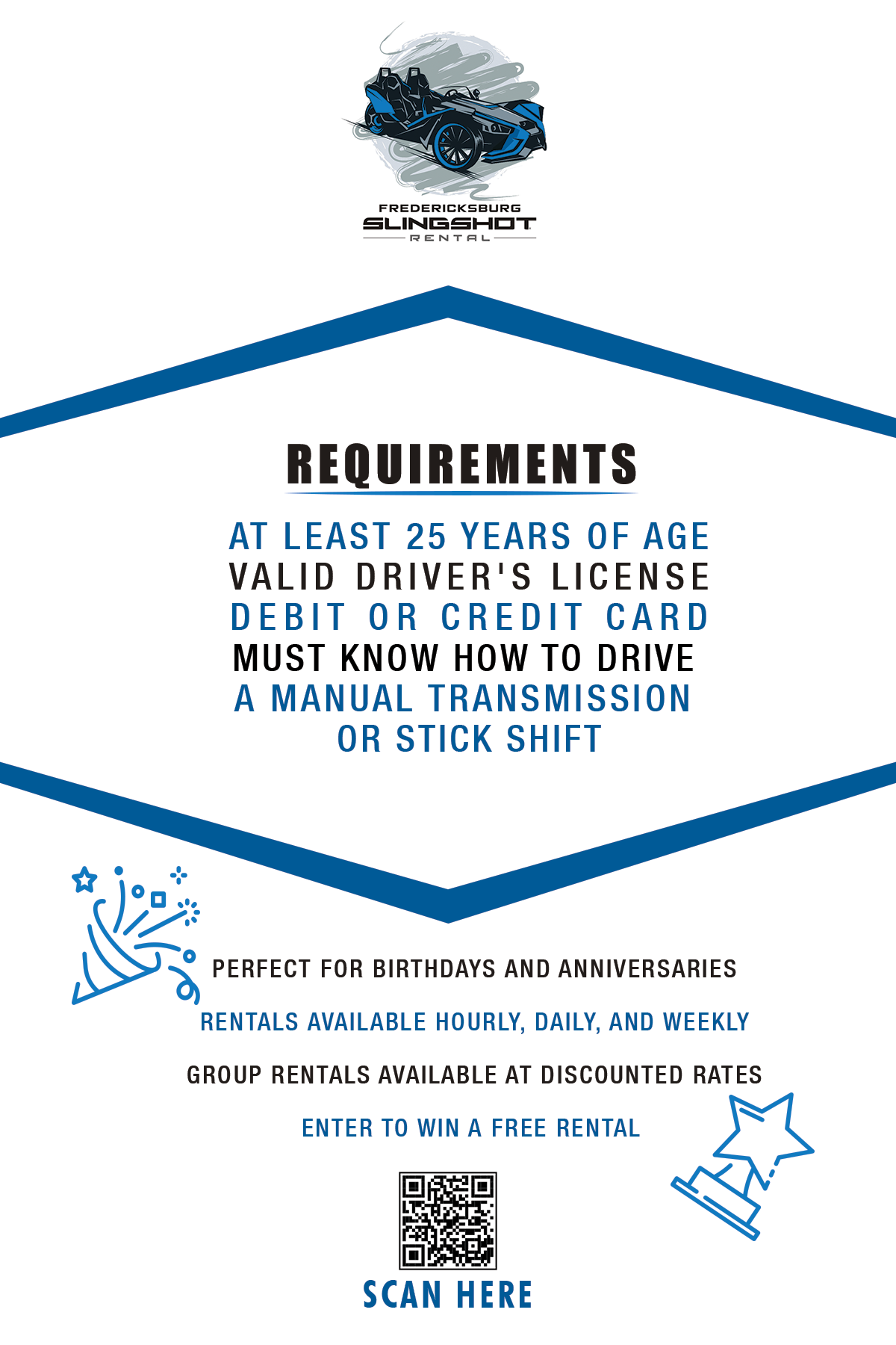 Flyer Design by creativziner for Houston Slingshot Rental | Design #22947938