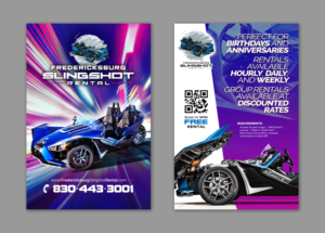 Flyer Design by Full-head for Houston Slingshot Rental | Design: #22931711