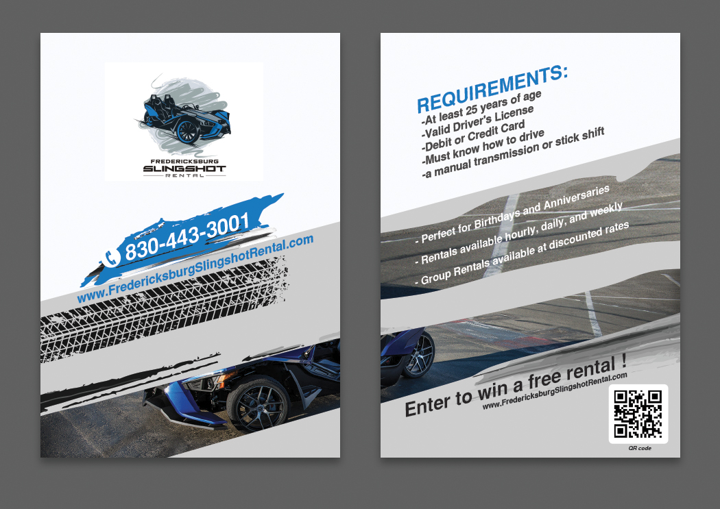 Design de Flyer par tangour.ramzi 90 pour Houston Slingshot Rental | Design #22941425