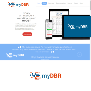 Logo Design by Maxo-Biz for myDBR.com | Design: #22928905