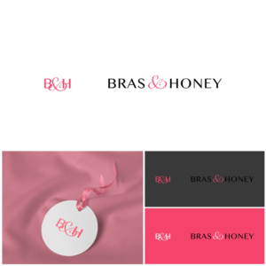 Just the name of the business which is Bras & Honey, or Bras and Honey, the logo could also include the initials of the company | Logo Design by DominicDesign