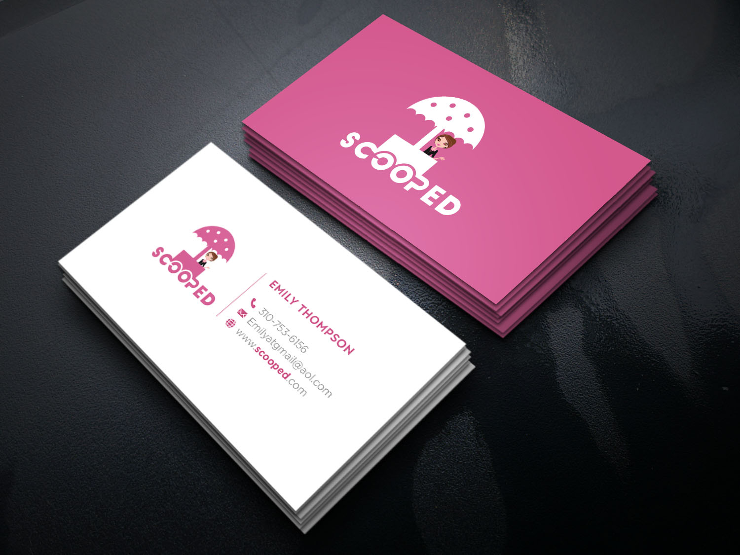 Business Card Design by Verified artistry (Design garden) for Scooped | Design #22932516