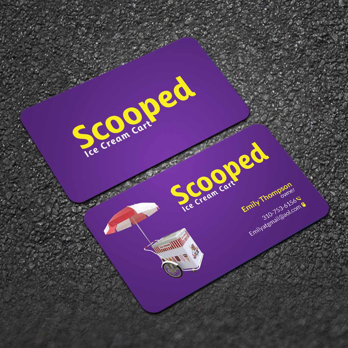 Business Card Design by Sujan4art for Scooped | Design #22931805