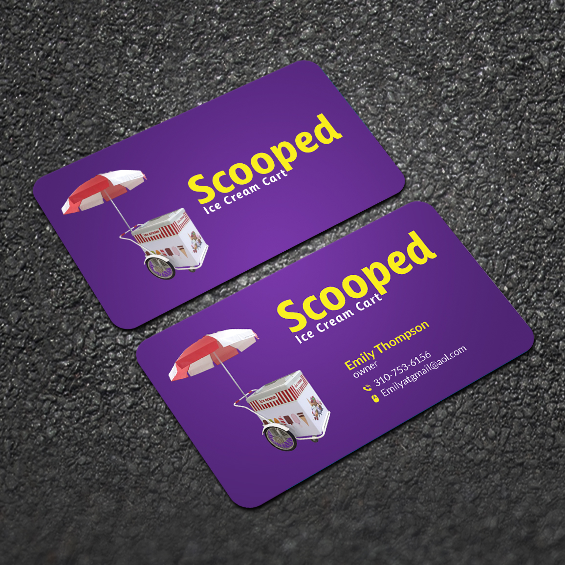 Business Card Design by Sujan4art for Scooped | Design #22931806