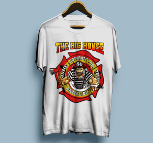 Fire Station T-Shirt Logo | T-shirt Design by dundun