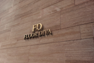 FLOOR + DIVA //  FD //FLOOR DIVA | Logo Design by Aidenjar
