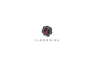FLOOR + DIVA //  FD //FLOOR DIVA | Logo Design by eiffel tesla