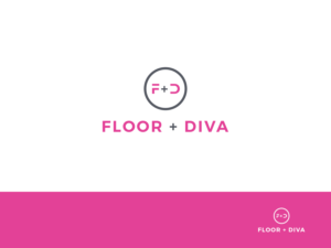 FLOOR + DIVA //  FD //FLOOR DIVA | Logo Design by happybrain design