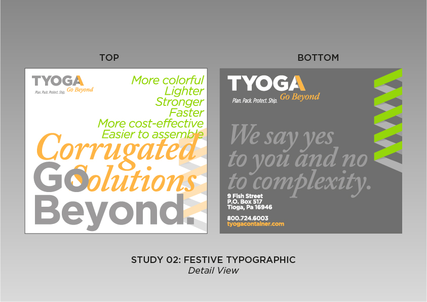 Packaging Design by Toblindfoldher Graphic Design for Tyoga Container Company | Design #22950422
