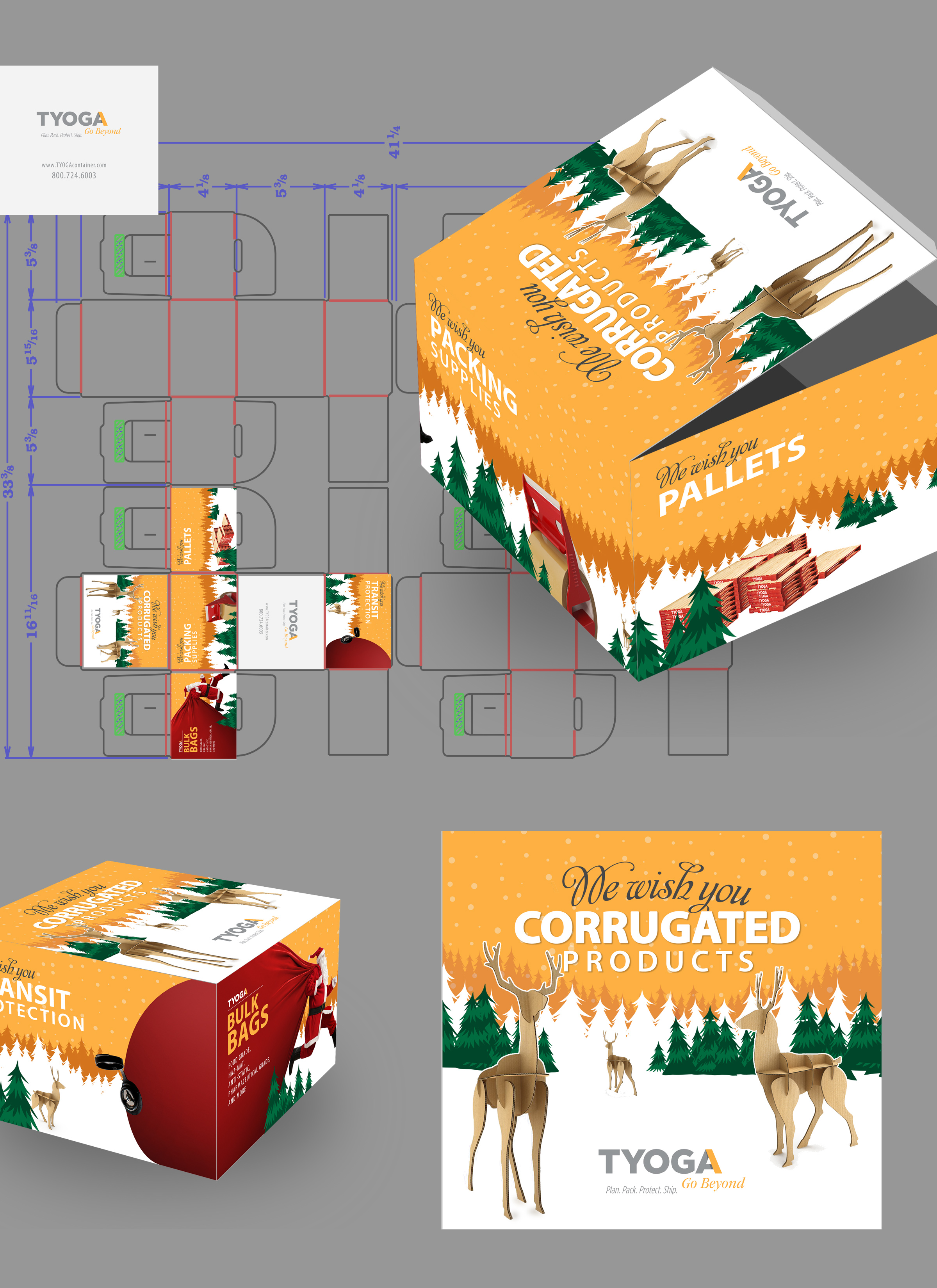 Packaging Design by Full-head for Tyoga Container Company | Design #22985291