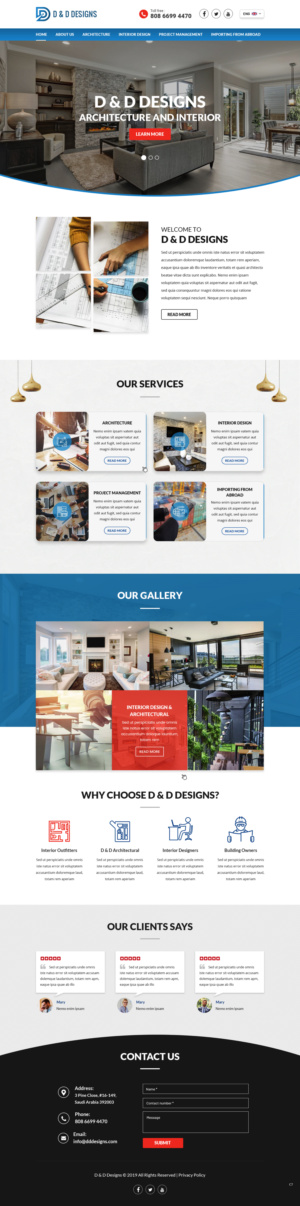 WordPress-Design von pb für d&d | Design: #22939193