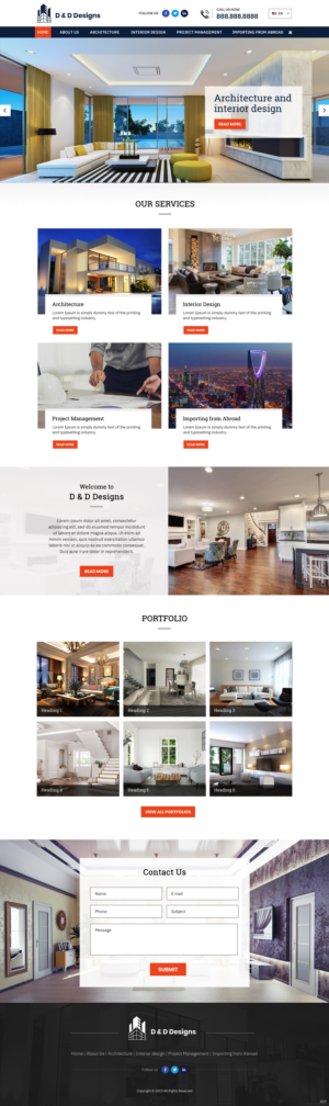 WordPress-Design von pb für d&d | Design: #22941405