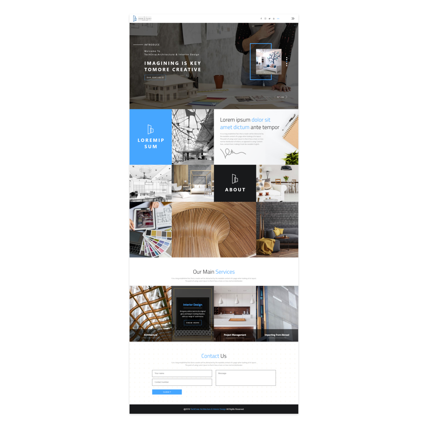 Wordpress Design by Techeniac Services for d&d | Design #22991662