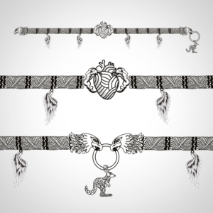 Men’s Engagement necklace jewellery design | Graphic Design by Taya Bright