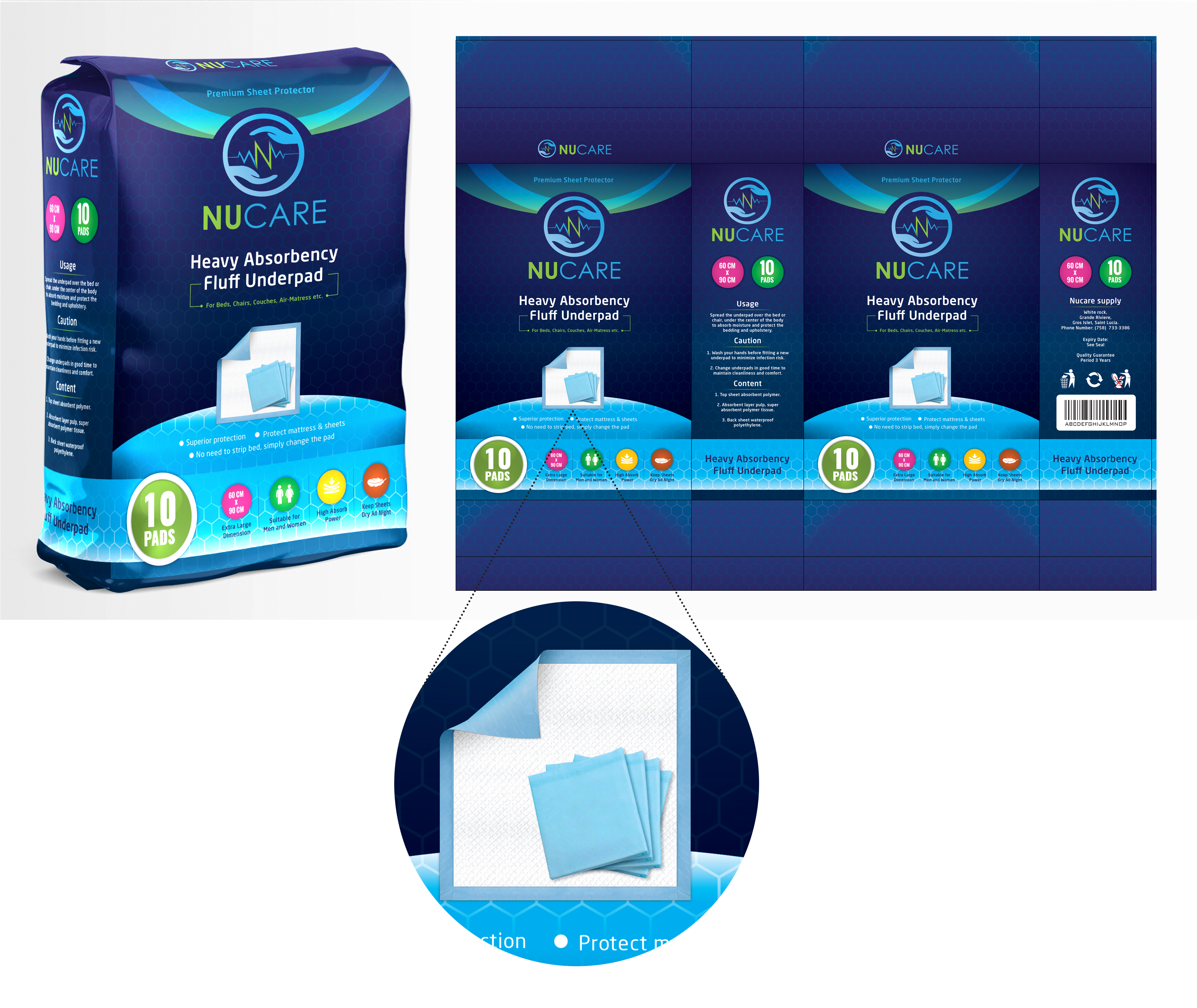 Packaging Design by Navisol Creatives for Nucare Supply | Design #22946072