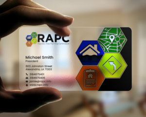 Rapides Area Planning Commission Business Cards | Business Card Design by chandrayaan.creative