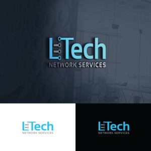 L Tech Network Services or L Tech | Logo Design by Rii