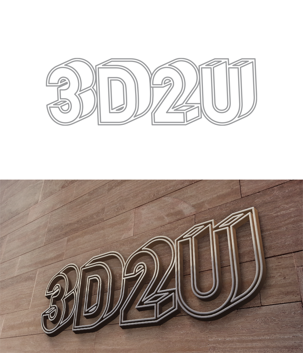 Logo Design by trufya for 3D2U | Design #22993587