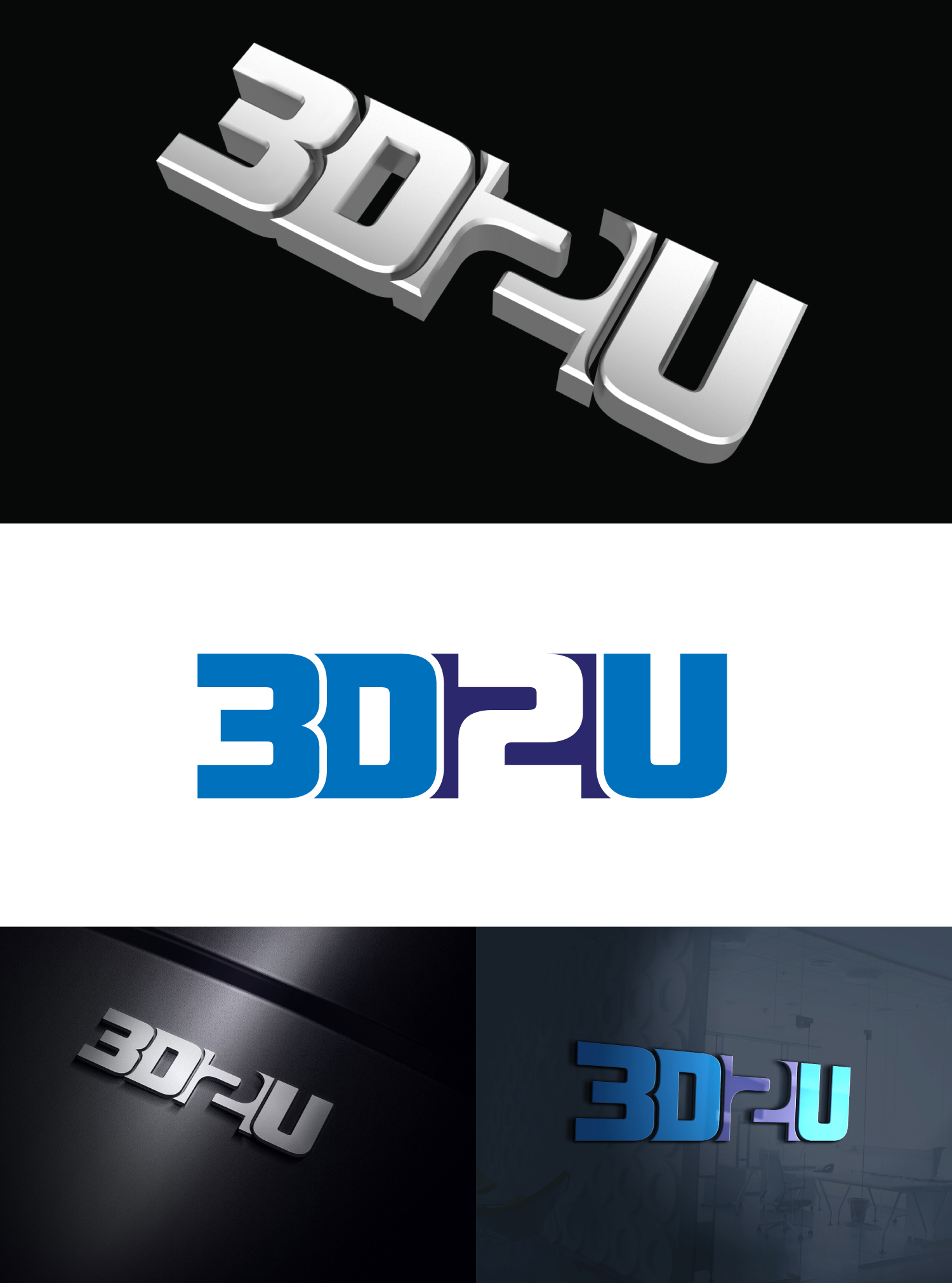 Logo Design by H-H Arts for 3D2U | Design #22997565