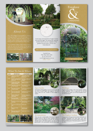 Flyer Design by alex989 for Foxglove & Co | Design: #22951850