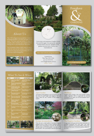 Flyer Design by alex989 for Foxglove & Co | Design: #22956984