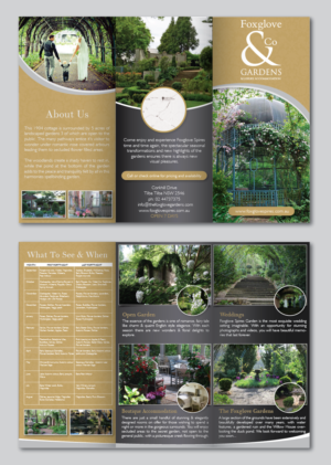 Flyer Design by alex989 for Foxglove & Co | Design: #22963369