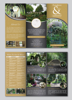 Flyer Design by alex989 for Foxglove & Co | Design: #22980179