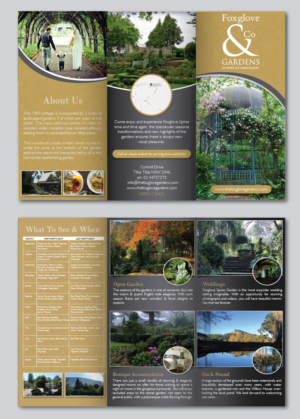 Flyer Design by alex989 for Foxglove & Co | Design: #22995886