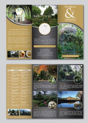 Flyer Design by alex989 for Foxglove & Co | Design: #23112068