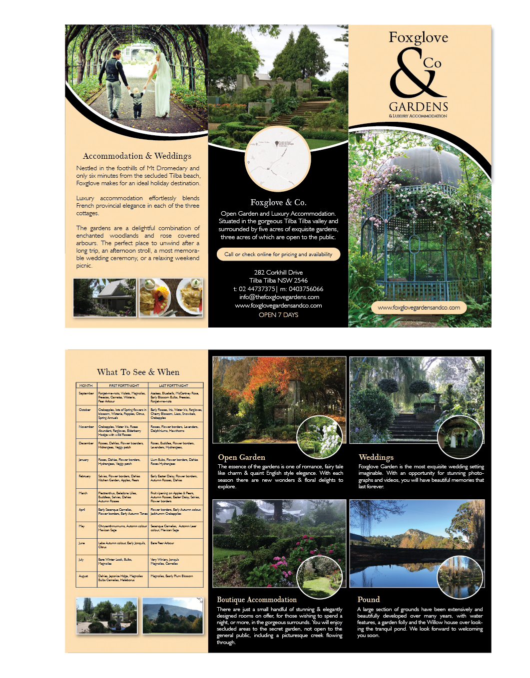 Flyer Design by alex989 for Foxglove & Co | Design #23185972