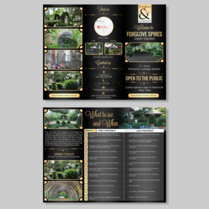 Foxglove & Co Boutique Accommodation & Open Garden | Flyer Design by aspiremedia