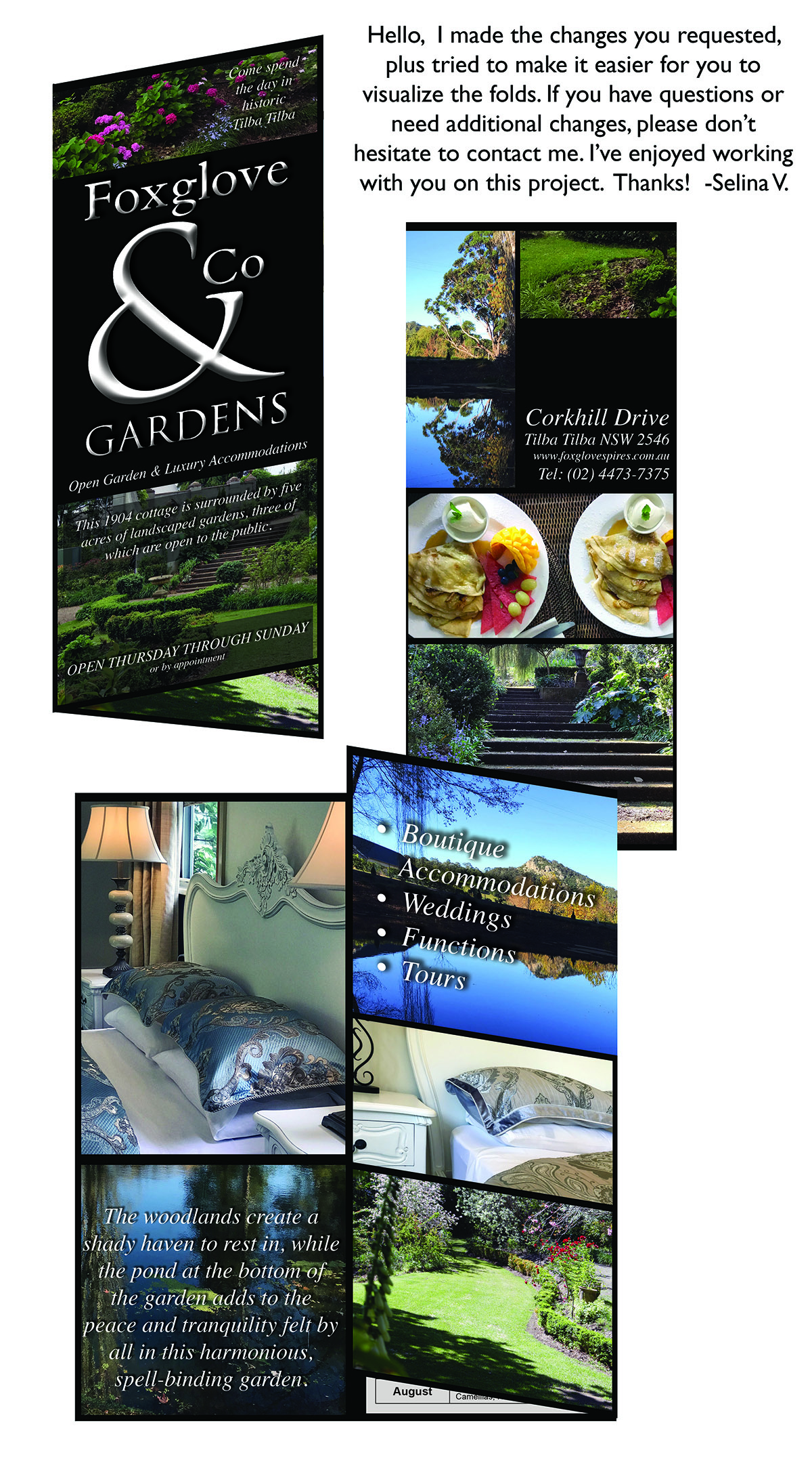 Flyer Design by selinavert 2 for Foxglove & Co | Design #23005895