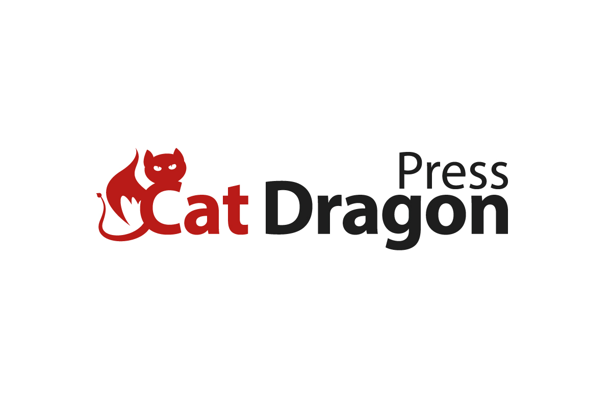 conservative upmarket publishing company logo design for cat dragon logo company