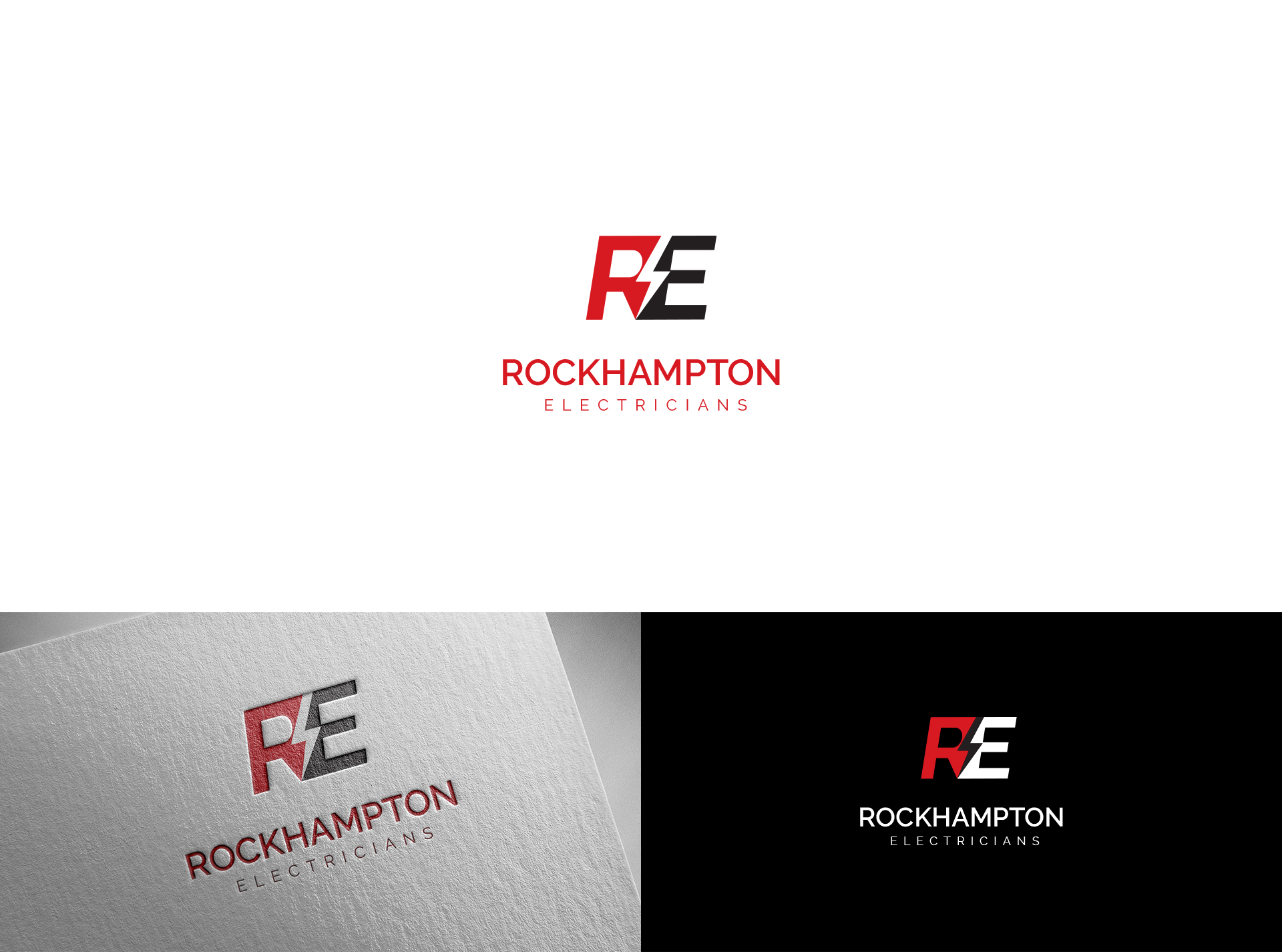 Logo Design by Alex Petersen for Rockhampton Electricians | Design #22961976