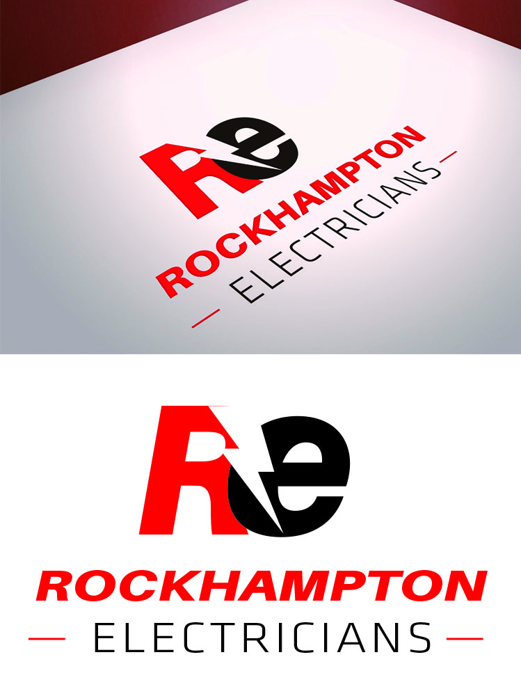 Logo Design by Resolution -  Artistic Production Services for Rockhampton Electricians | Design #22983651