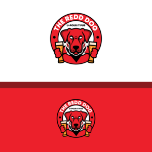 The Redd Dog, U-Pour it Pub | Logo Design by Graphic Bricks