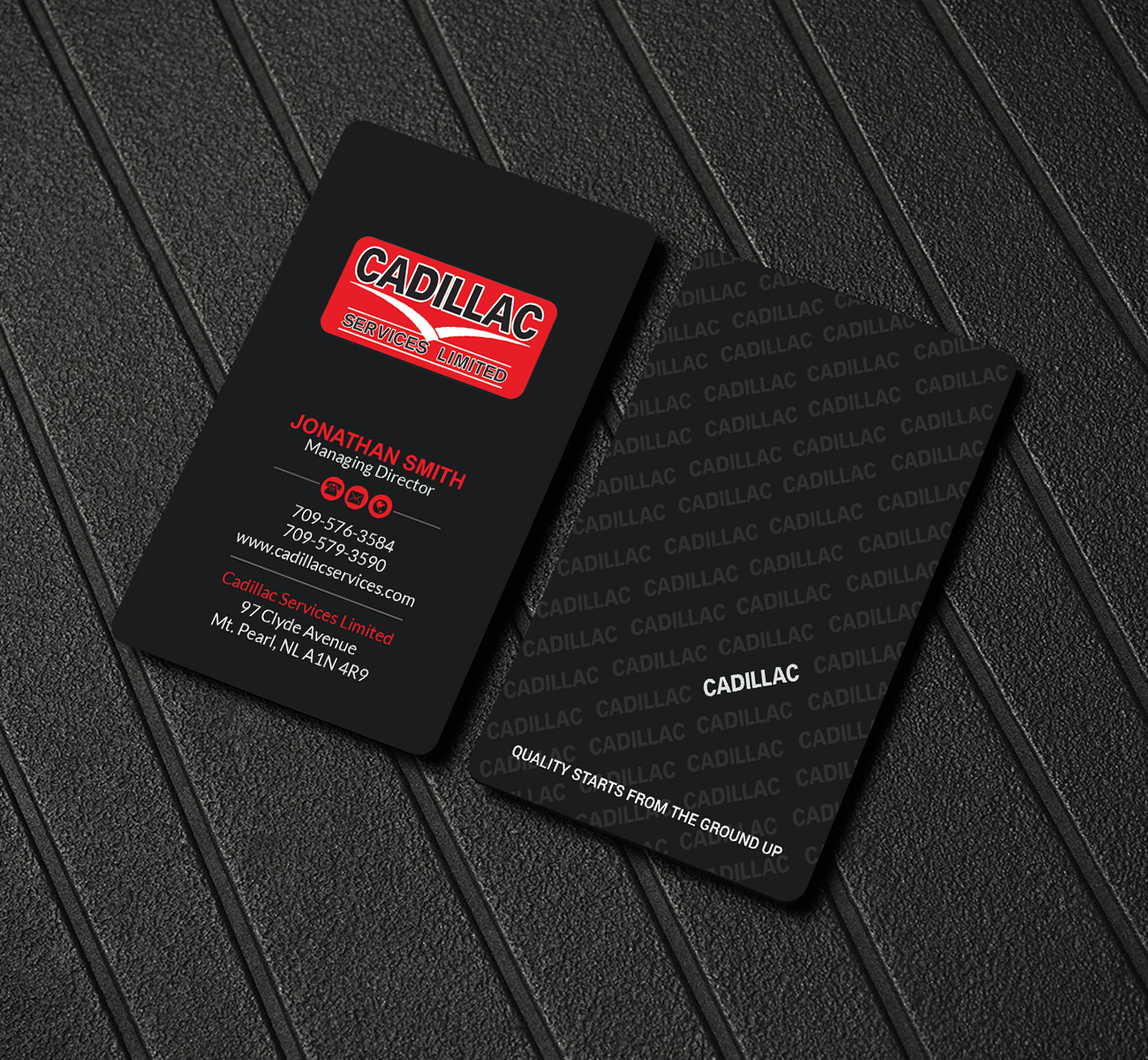 Diseño de Tarjeta de Presentación por Creations Box 2015 para Cadillac Services Ltd | Diseño #22950564