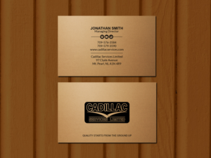 Diseño de Tarjeta de Presentación por Creations Box 2015 para Cadillac Services Ltd | Diseño: #22951183