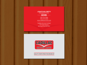 Diseño de Tarjeta de Presentación por Creations Box 2015 para Cadillac Services Ltd | Diseño: #22951185