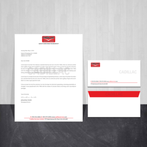 Design de Carte de Visite par Creations Box 2015 pour Cadillac Services Ltd | Design #22961107