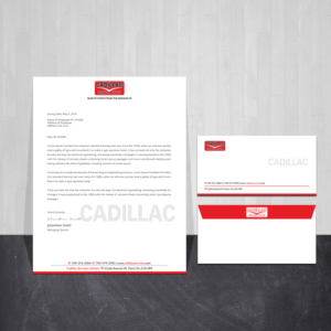 Diseño de Tarjeta de Presentación por Creations Box 2015 para Cadillac Services Ltd | Diseño: #22961108