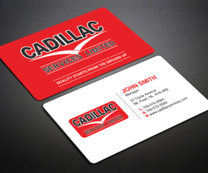 Business Card Design by LAXMI DESIGNHUB for Cadillac Services Ltd | Design: #22944034