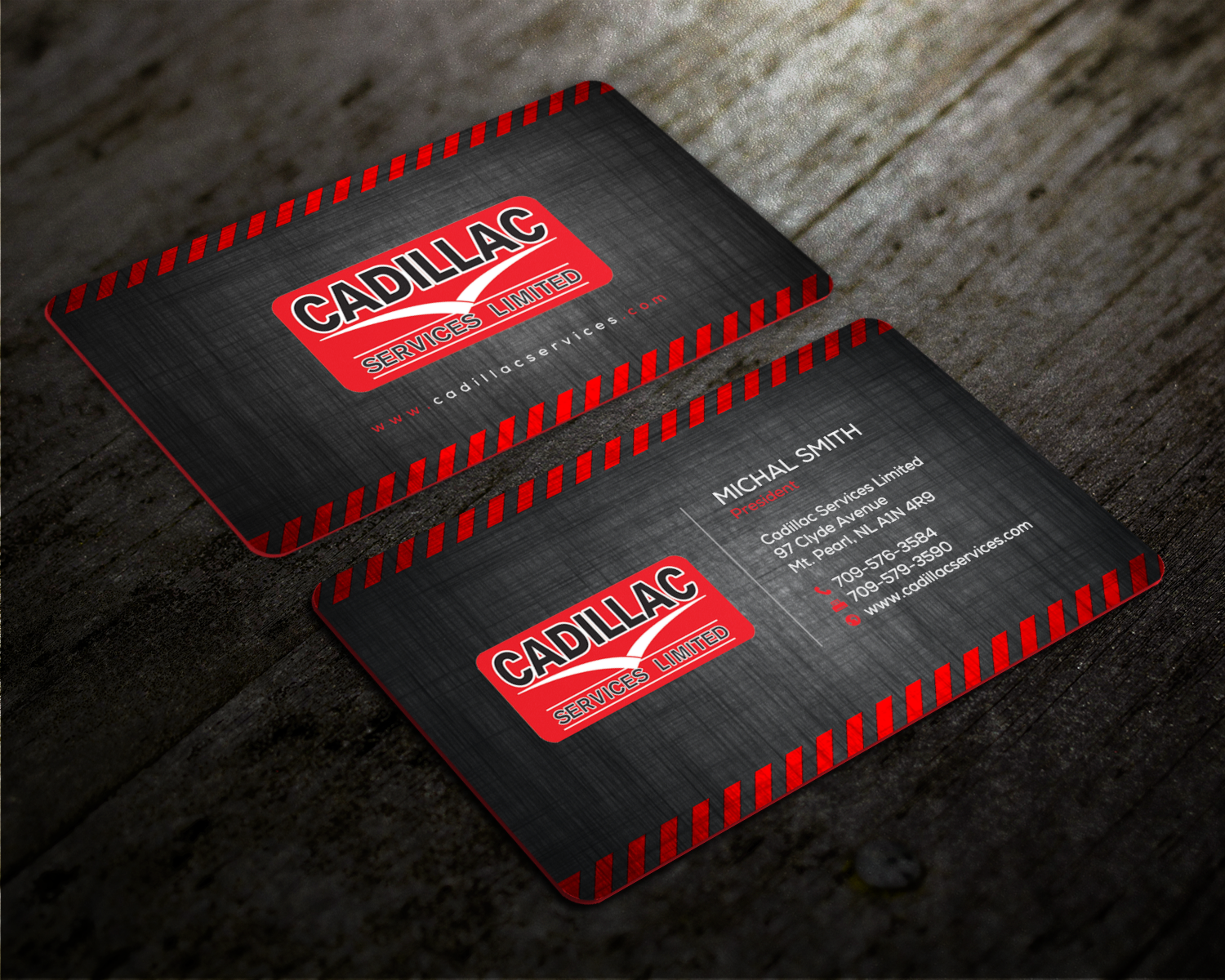 Business Card Design by chandrayaan.creative for Cadillac Services Ltd | Design #22943272