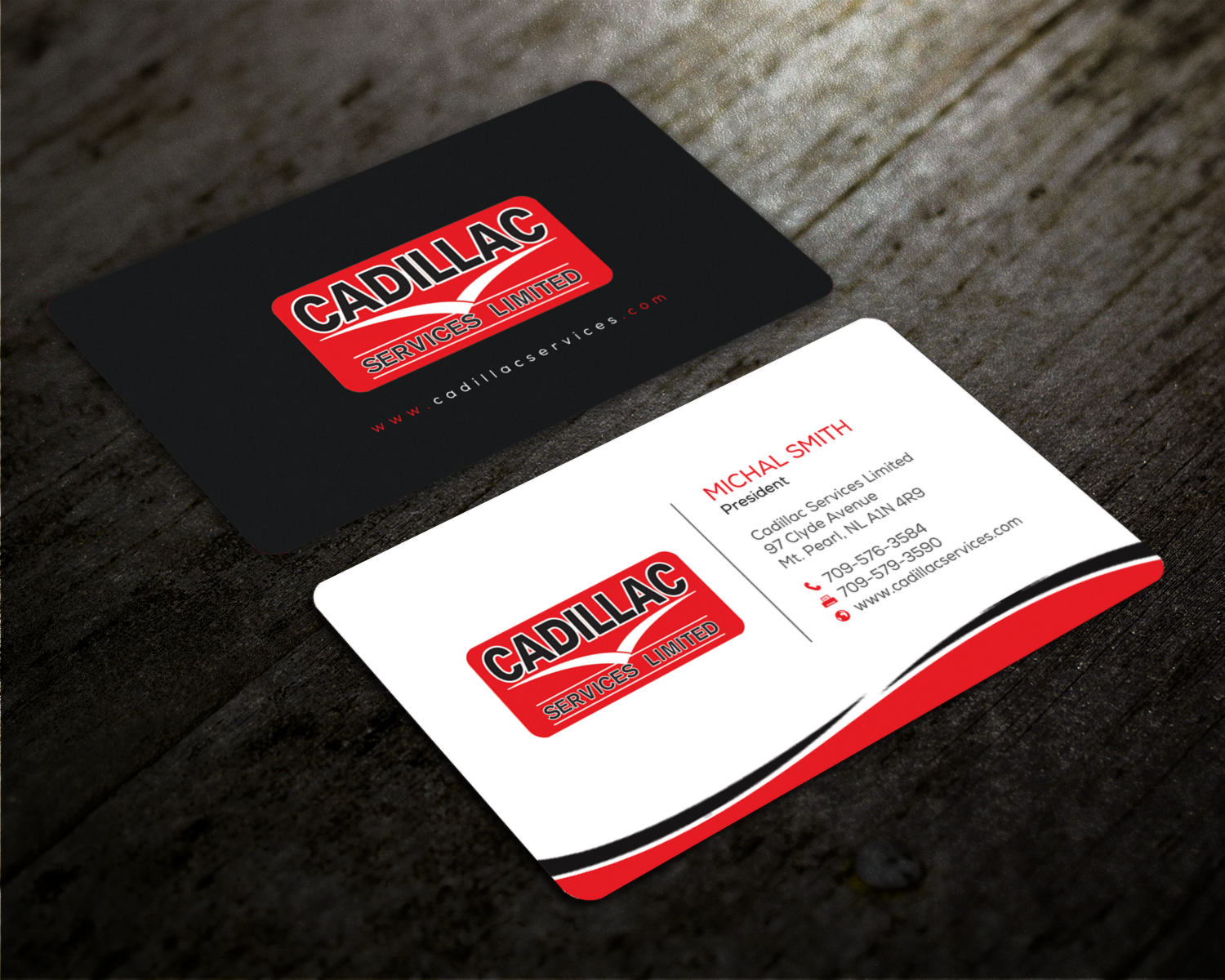 Business Card Design by chandrayaan.creative for Cadillac Services Ltd | Design #22944530