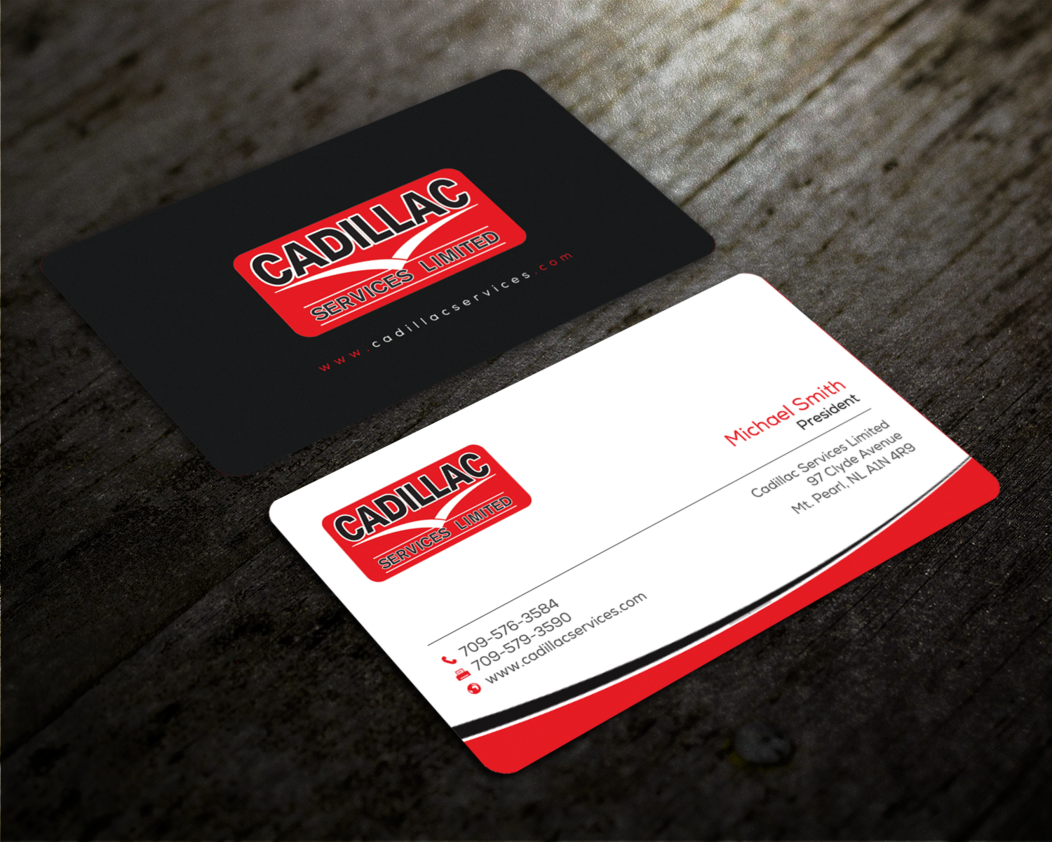 Business Card Design by chandrayaan.creative for Cadillac Services Ltd | Design #22944540