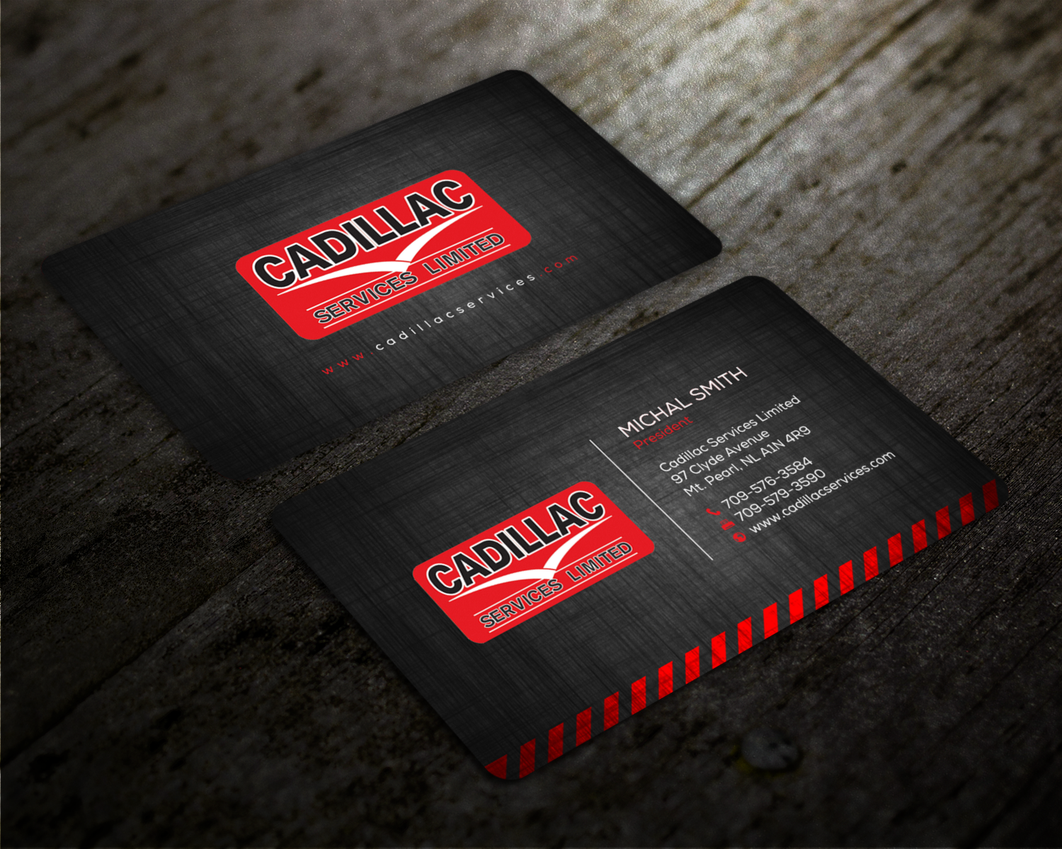 Business Card Design by chandrayaan.creative for Cadillac Services Ltd | Design #22961858