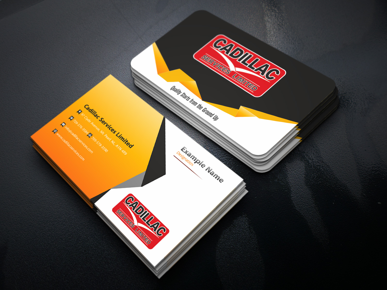 Business Card Design by Petter Goms for Cadillac Services Ltd | Design #22972497