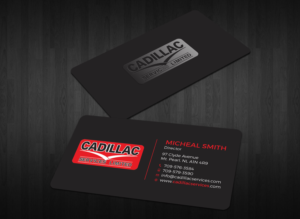 Business Card Design by Tripti Ranjan Gain for Cadillac Services Ltd | Design: #22940440